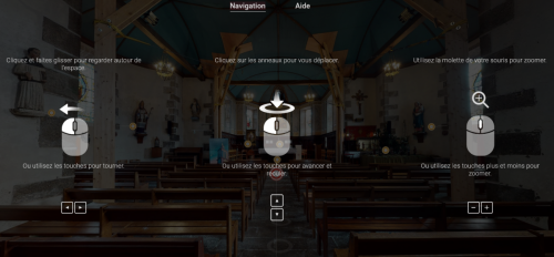 Tuto aide à la visite virtuelle